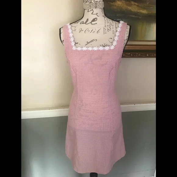 Women’s Sweetheart Square Neck Sleeveless Dress M - Picture 4 of 6